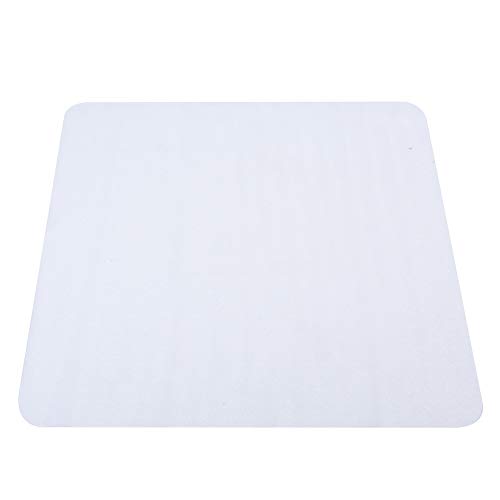 Pretfy Transparentes PVC-Stuhlstuhl Hochleistungszubehör Reduzieren Rollwiderstandsbeständige Beschützerboden für Kratzer Teppich Schlupf nach Hause Hohe Deckungsdauerbüro Büro (120 * 120) von Pretfy