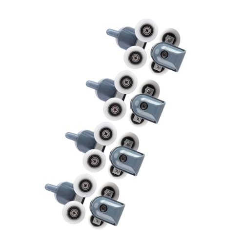 Pretfy Twin Toder Top Vielseitiges Kit 8pcs Duschbad Rollen Riemenscheiben (Doppelräder) von Pretfy