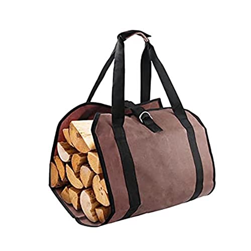 Prettiee Brennholzträger aus Segeltuch – Tragetasche für Outdoor-Camping zur Lagerung und zum Transport von Holz Prettiee Brennholzträger aus Segeltuch – Tragetasche für Outdoor-Camping zur Lagerung und zum Transport von Holz von Prettiee
