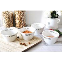 Snackschalen-Set, 2Er-Set Snackschalen, Keramikschalen, Personalisierte Schale, Servierschalen, Einweihungsgeschenk, Personalisiertes Geschenk von PrettifyShop