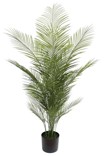 Kunstpalme 3 150cm - Große Kunstpflanzen - 150cm Lang - Palme - Tropische - Natürlich - Sommer Künstliche Pflanze von PrettyPlants