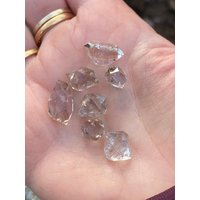 Smoky/Smokey Herkimer Diamant Kristalle Gridding Beste Qualität Aaa + 5 Carat Ca von Prettyearthcrystals