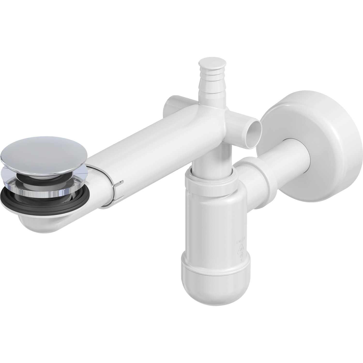 Prevex Preloc Raumspar-Siphon Ø 32 mm Weiß mit Pop-Up-Ventil Chrom Prevex Preloc Raumspar-Siphon Ø 32 mm Weiß mit Pop-Up-Ventil Chrom von Prevex