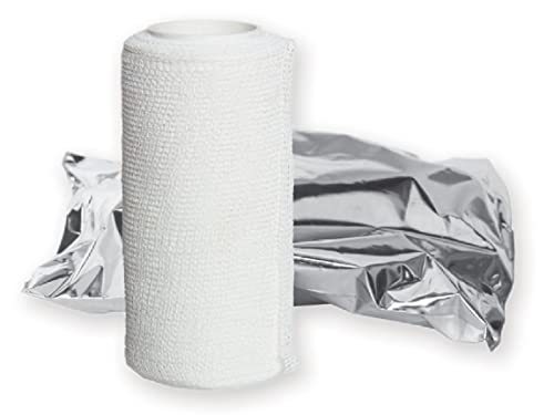 Previs - Previzinc "E", Elastische Bandage aus Polyamid und Viskose mit Zinkoxidpaste, Größe 8 cm x 6 m, 1 Stück im Aluminiumbeutel Previs - Previzinc "E", Elastische Bandage aus Polyamid und Viskose mit Zinkoxidpaste, Größe 8 cm x 6 m, 1 Stück im Aluminiumbeutel von GIMA