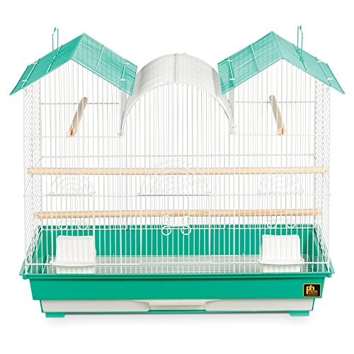 Prevue Hendryx SP1804TR-2 Vogelkäfig mit 3 Dach, Blaugrün und Weiß, 1,27 cm Prevue Hendryx SP1804TR-2 Vogelkäfig mit 3 Dach, Blaugrün und Weiß, 1,27 cm von Prevue Pet Products