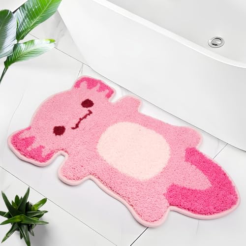 Prewplam Axolotl Badteppich, Rosa, 48 x 75 cm Prewplam Axolotl Badteppich, Rosa, 48 x 75 cm von Prewplam