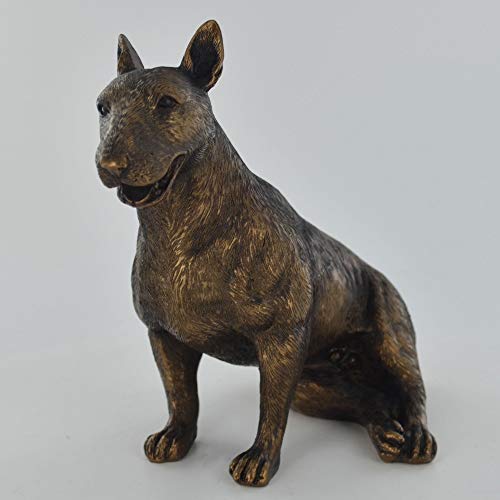 Bull Terrier Bronze Effect Sculpture 13.5cm von Prezents.com