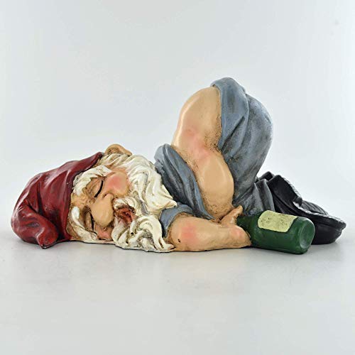 Zwerg – Drunk And Disorderly Fantasy-Figur, Heimdekoration, Gartenornament, Elfenschitz, Geschenk, lustig, 7,5 cm hoch von Prezents.com