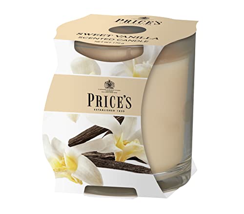 Price's Candles - Kerze im Glas, Sweet Vanilla von Price's