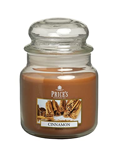 Price's Candles - "Cinnamon" - Duftkerzen - 411 gr. im Glas Brenndauer bis 90 Stunden PMJ010610 Braun von Price's Candles
