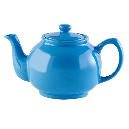 Price & Kensington, 6 Tassen Teekanne, Steingut, blau, glänzend von Price & Kensington