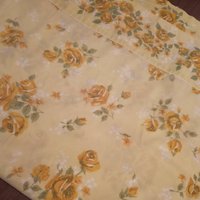 Cannon Montecello Gelb Floral/Rose Flachbettlaken Mädchen Gelbes Schlafzimmerdeko Vintage Bettlaken Voller Größe Flaches von PricelessTreasures01