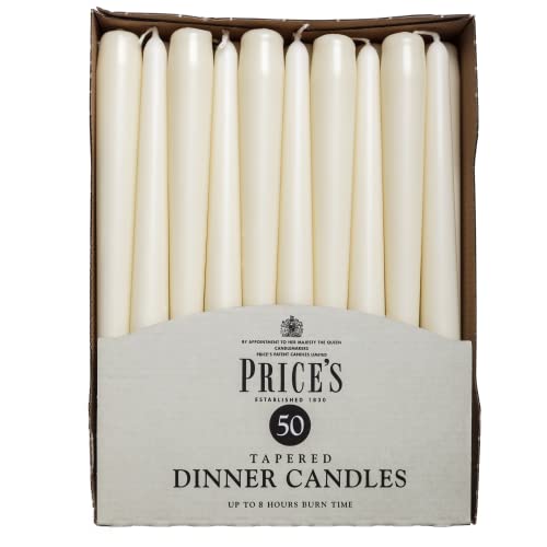 Price's Candles Kerzen, weiß, 50 von Price's
