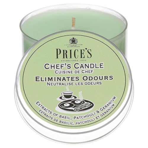 Prices Chefs Candle in Tub - Eliminates Odour Cooking Cooks Kitchen - TRIPLE PACK by Prices von Price's Candles