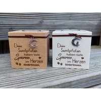 Trost Kerzenwürfel, Holzwürfel - Haustier Katze Oder Kater Individualisierbar Trost Kerzenwürfel, Holzwürfel - Haustier Katze Oder Kater Individualisierbar von Prickelwerkstatt