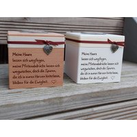 Trost Kerzenwürfel - Haustier Hund Katze Individualisierbar von Prickelwerkstatt