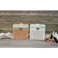 sternenkind - Personalisierter Kerzenwürfel Zur Erinnerung Und Als Trost von Prickelwerkstatt