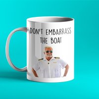 Don't Blamrass The Boat - Kapitän Lee, Among Deck Personalisierte Geschenktasse von Pricklycards