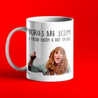 Tories Sind Abschaum - Ich Meine Ein Heißes Getränk Genießen Angela Rayner Labor Tasse von Pricklycards