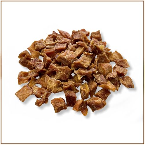 PrideDogs Trainingshappen Huhn 1kg - Premium Kausnack für Hunde - 100% Hühnchen Fleisch Würfel für Leckerlibeutel Training von Pride Dogs