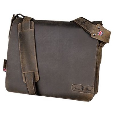 Notebooktasche BEN  47138 37x33x14cm Echtleder braun von Pride & Soul
