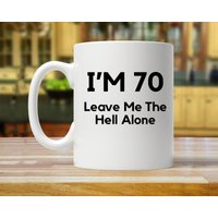 70Er Geburtstag Party, Geschenkidee, Geschenk, Becher, Lustige 70 Jahre Alt, Siebzig Becher von PrideandPassionShop