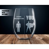 Geschenk Für Professor, Personalisierte Professor Geschenkideen, Männer, Weinglas, Benutzerdefinierte Geschenke, Bester Geschenk Für Professor, Personalisierte Professor Geschenkideen, Männer, Weinglas, Benutzerdefinierte Geschenke, Bester von PrideandPassionShop