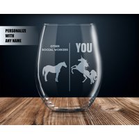 Geschenk Für Sozialarbeiter, Sozialarbeiter Geschenk, Personalisierte Geschenkideen, Weinglas, Bester Geschenk Für Sozialarbeiter, Sozialarbeiter Geschenk, Personalisierte Geschenkideen, Weinglas, Bester von PrideandPassionShop