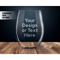 Personalisiertes Geschenk, Weinglas, Benutzerdefiniertes Ihr Text Erstellen Sie Ihre Eigenen, Ihren Hier von PrideandPassionShop