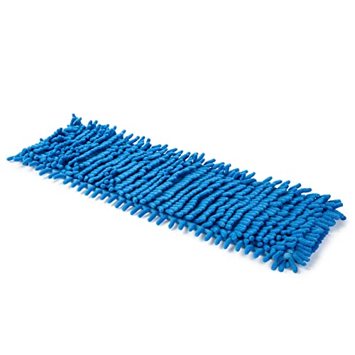 1x Chenille Wischbezüge Wischmopp Aufnehmer, Haushalt Wischbeleg, für alle gängigen Klapphalter 50 cm OR Blau von Prieser