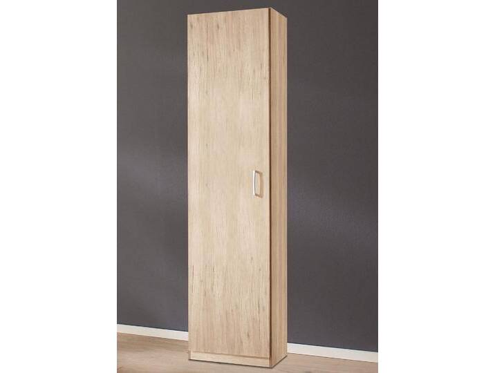 Kleiderschrank PRIESS Bilbao , braun (struktureichefarben hell), B:48cm H:193cm T:36cm, Holzwerkstoff, Schränke, Drehtürenschrank Kleiderschrank, Türanschlag links oder rechts von Priess