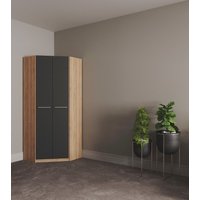 priess Eckkleiderschrank "Barcelona Kleiderschrank Ecklösung Raumwunder", in 2 Tiefen Schrank Eckschrank Garderobe von Priess