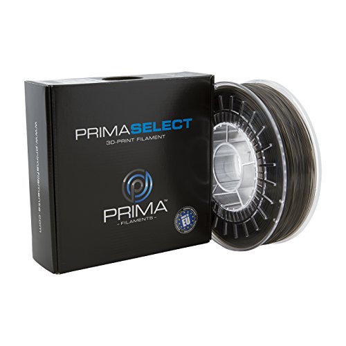 PrimaCreator PrimaSelect 3D Drucker Filament - PETG - 2,85 mm - 750 g - Transparent Schwarz von Prima Filaments