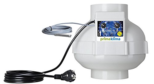Prima Klima EC-Lüfter Rohrventilator 680m3/h Thermoregler von Prima Klima