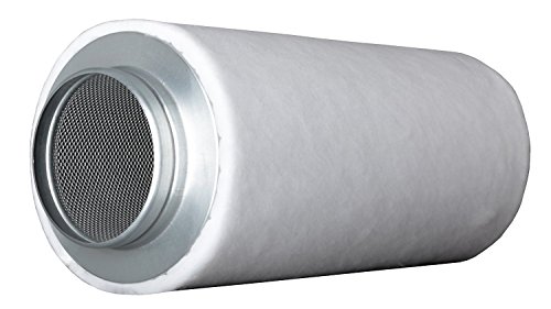 Prima Klima ECO Line AKF Aktivkohle-Filter Luft-Filter Geruchsfilter Abluft-Filter Grow Filter für Rohrventilatoren vers. Größen (360-m³ - 480-m³ 125-mm Flansch) von Prima Klima