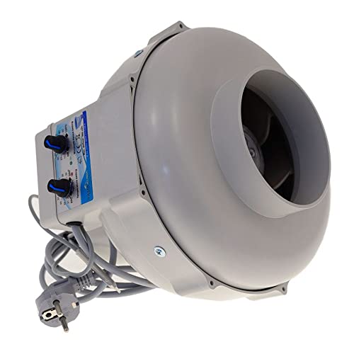 RVK Prima Klima Rohrventilator 800 m³/h 160mm mit Temperaturkontrolle (PK160) von Prima Klima