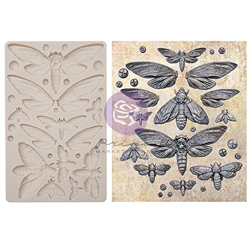 Finnabair Decor Moulds 5"X8"-Nocturnal Insects von PRIMA MARKETING INC