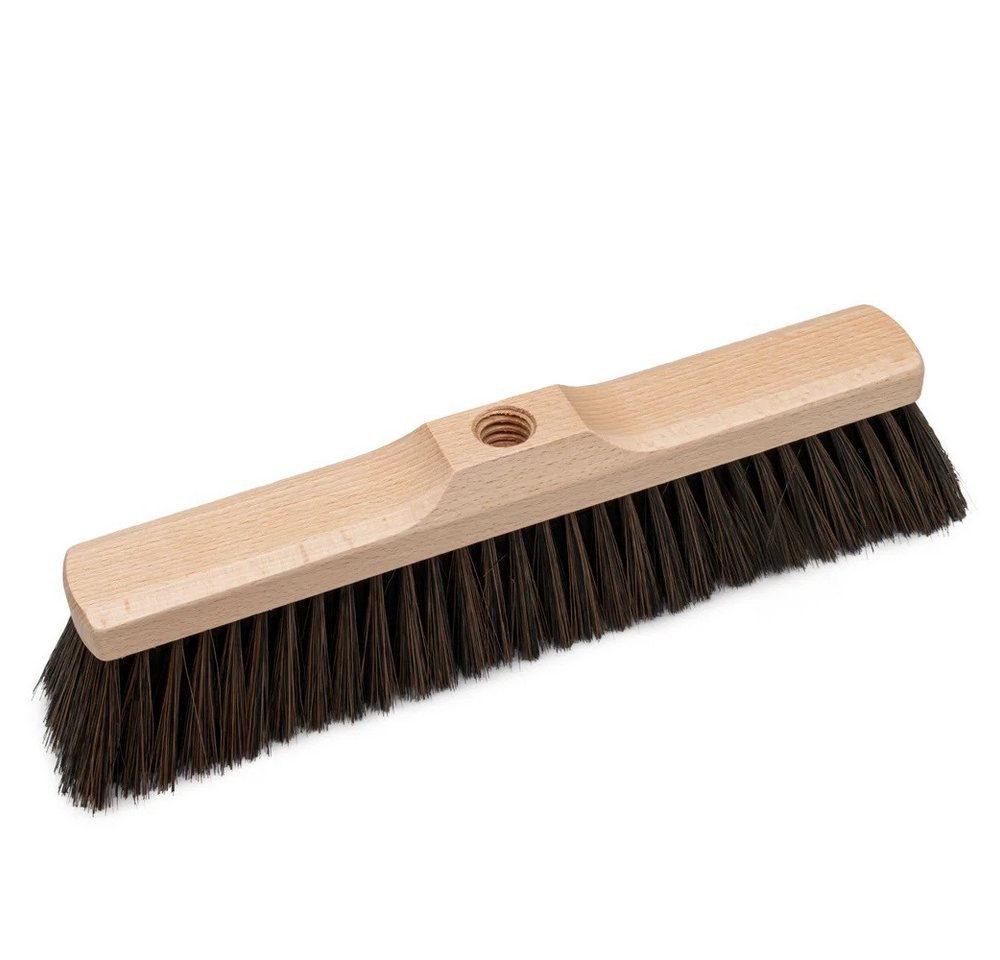 Prima-Online Staubbesen Holz Besenkopf Hausbesen 22 mm Gewinde, mit Stiel, Breite: 35 cm von Prima-Online