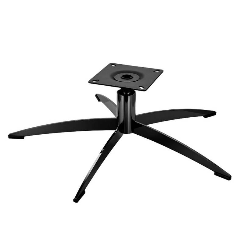 Prima-Online Stuhl Metall Stuhlgestell Schwarz Matt Stabil Basis für Drehstuhl 70x20cm von Prima-Online