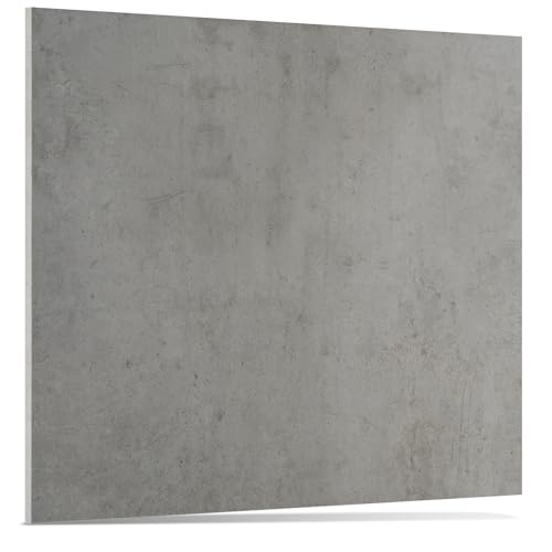 Prima Renovierungs-Systeme Geschirrspüler Frontblende [60er & 45er] In 10 Farben - Für vollintegrierte & teilintegrierte Geschirrspülmaschinen (Beton Dunkel, 565 x 594 mm) von Prima Renovierungs-Systeme