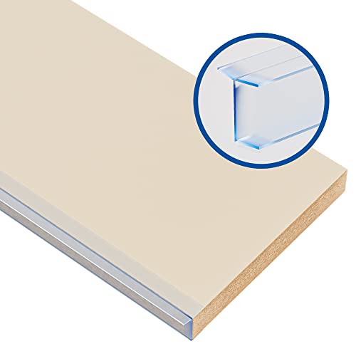 Prima Renovierungs-Systeme Sockelblende Küchen | Sockelleiste Küche mit Dichtungsprofil | Küchensockel 19 mm | Farbe und Größe wählbar (1200 x 100 mm, Sand Beige) von Prima Renovierungs-Systeme