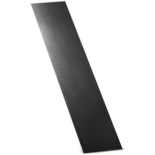 Setzstufen Holz-Optik für Treppenrenovierung | Laminat-Verkleidung für Treppen-Innenseite | Renovierung Stellstufe | Modernes Design in 5 Dekoren | pflegeleicht & robust (Black Steel, 920 x 190 mm) von Prima Renovierungs-Systeme
