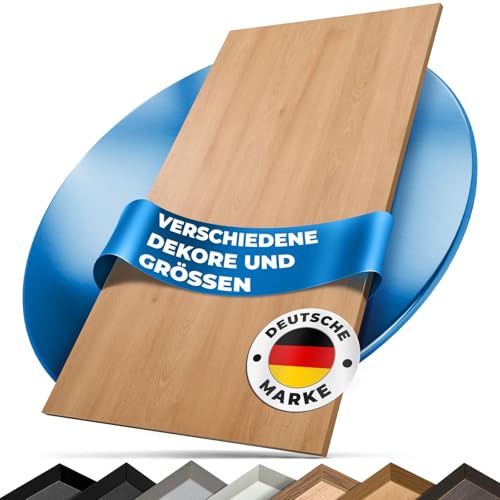 Tischplatte 140x70 | Arbeitsplatte, Küchenarbeitsplatte, Schreibtischplatte aus Holz | Hochwertige Holzplatte für Büro oder als Esstischplatte, Küchenplatte | Holzplatten (Buche) von Prima Renovierungs-Systeme