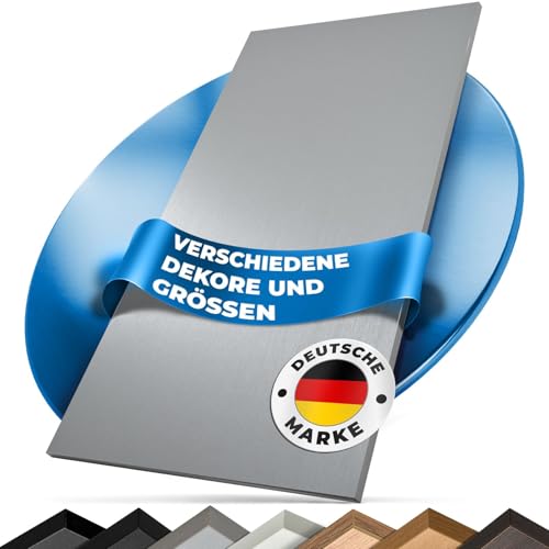 Tischplatte 140x80 | Arbeitsplatte, Küchenarbeitsplatte, Schreibtischplatte aus Holz | Hochwertige Holzplatte für Büro oder als Esstischplatte, Küchenplatte | Holzplatten (Metallic) von Prima Renovierungs-Systeme