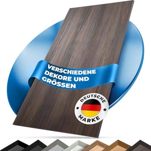 Tischplatte 180x80 | Arbeitsplatte, Küchenarbeitsplatte, Schreibtischplatte aus Holz | Hochwertige Holzplatte für Büro oder als Esstischplatte, Küchenplatte | Holzplatten (Ristretto Baroque Oak) von Prima Renovierungs-Systeme