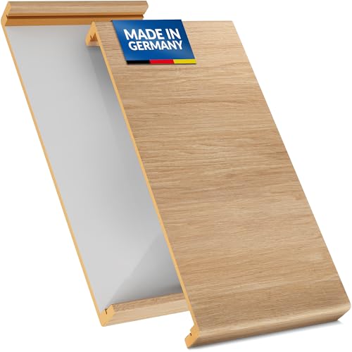 Treppenstufen mit U-Profil [LED-kompatibel] Renovierungsstufen für die Treppe, Laminat-Stufen, Trittstufen teilbar | Treppen-Verkleidung innen, für moderne Einrichtung (Highland Oak, 920 x 670 mm) von Prima Renovierungs-Systeme