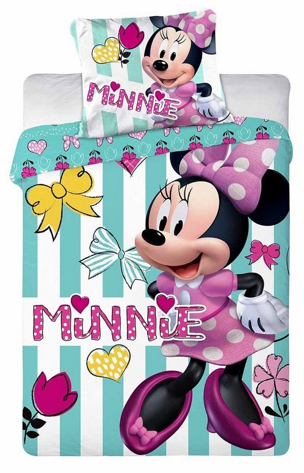 Kinderbettwäsche Minnie Mouse, Prima, Renforcé, 2 teilig von Prima