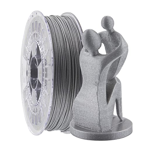 PrimaCreator PrimaSelect 3D Drucker Filament - PLA - 1,75 mm - 750 g - metallic Silber von PrimaCreator