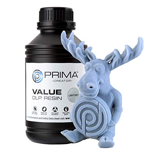 PrimaCreator Value UV/DLP Resin - 500 ml - Hellgrau von PrimaCreator