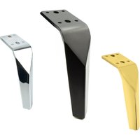 Möbelfüße Möbelbeine Sockelfuß Schrankfuß Sofafüße Füße Schwarz, Chrom Oder Gold Höhe 15cm von PrimaOnline